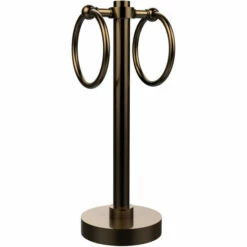Allied Brass Mercury Collection 2-Ring Guest Towel Holder -Allied Brass Shop ai 953 bbr s3