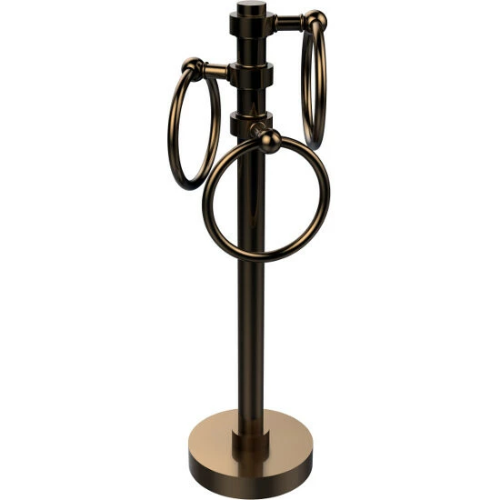 Allied Brass Mercury Collection 3-Swing Ring-Towel Holder 9 Allied Brass Mercury Collection 3-Swing Ring-Towel Holder - Image 9