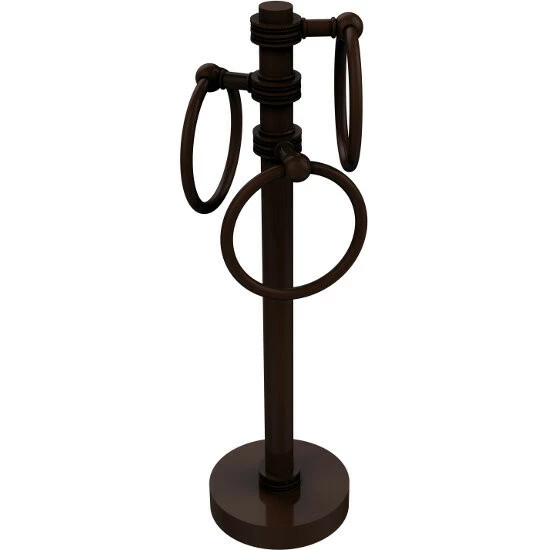 Allied Brass Mercury Collection 3-Swing Ring-Towel Holder 1 Allied Brass Mercury Collection 3-Swing Ring-Towel Holder