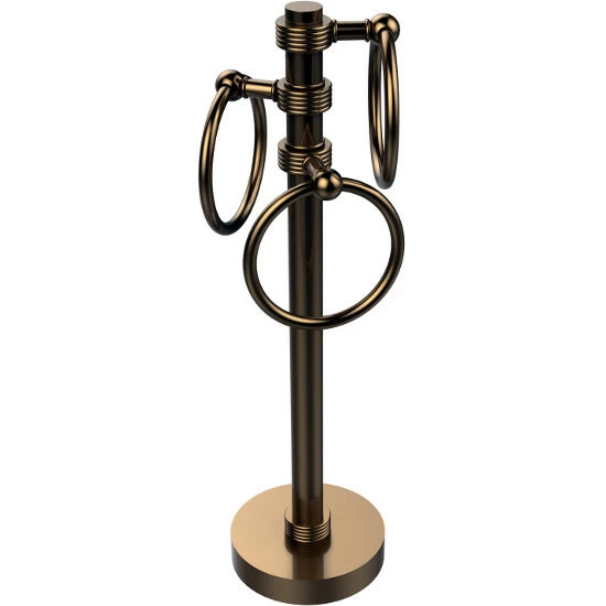 Allied Brass Mercury Collection 3-Swing Ring-Towel Holder 11 Allied Brass Mercury Collection 3-Swing Ring-Towel Holder - Image 11