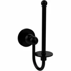 Allied Brass Bolero Collection Upright Toilet Tissue Holder -Allied Brass Shop ai bl24u bkm s3