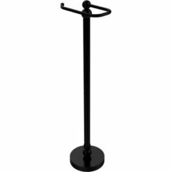 Allied Brass Bolero Collection Standing Toilet Tissue Holder -Allied Brass Shop ai bl29 bkm s3
