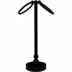 Allied Brass Bolero Collection 2 Ring Guest Towel Holder -Allied Brass Shop ai bl53 bkm s3
