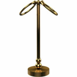 Allied Brass Bolero Collection 2 Ring Guest Towel Holder -Allied Brass Shop ai bl53 pb s3