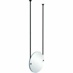 Allied Brass Round Frameless Ceiling Hung Mirror