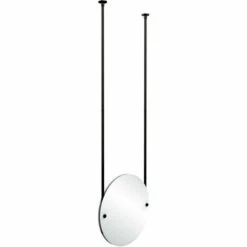 Allied Brass Round Frameless Ceiling Hung Mirror -Allied Brass Shop ai ch90 orb s3