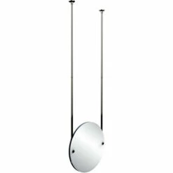 Allied Brass Round Frameless Ceiling Hung Mirror -Allied Brass Shop ai ch90 pni s3