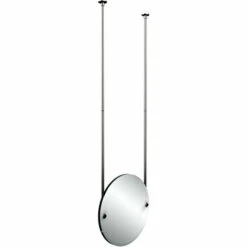 Allied Brass Round Frameless Ceiling Hung Mirror -Allied Brass Shop ai ch90 sch s3