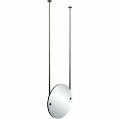 Allied Brass Round Frameless Ceiling Hung Mirror -Allied Brass Shop ai ch90 sn s3