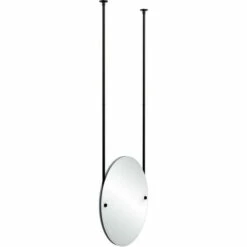 Allied Brass Oval Frameless Ceiling Hung Mirror -Allied Brass Shop ai ch91 orb s3
