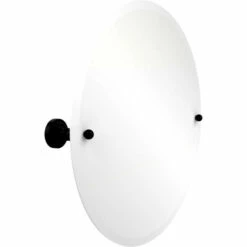 Allied Brass Dottingham Collection Round Tilt Mirror -Allied Brass Shop ai dt90 bkm s3