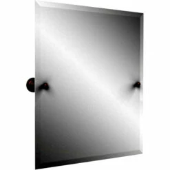 Allied Brass Dottingham Collection Frameless Beveled Edge Rectangular Mirror -Allied Brass Shop ai dt92 bbr s3