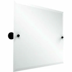 Allied Brass Dottingham Collection Frameless Beveled Edge Rectangular Mirror -Allied Brass Shop ai dt93 orb s3