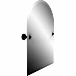 Allied Brass Dottingham Collection Frameless Beveled Edge Arch-Top Mirror -Allied Brass Shop ai dt94 abr s3