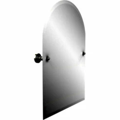 Allied Brass Dottingham Collection Frameless Beveled Edge Arch-Top Mirror -Allied Brass Shop ai dt94 pni s3