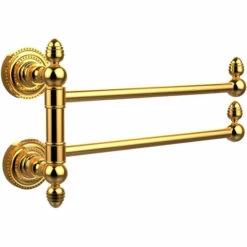 Allied Brass Dottingham Collection Double Arm Swiveling Towel Bar 19 Allied Brass Dottingham Collection Double Arm Swiveling Towel Bar -Allied Brass Shop ai dtgtb2 pb s3