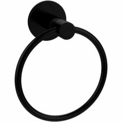 Allied Brass Fresno Collection Towel Ring -Allied Brass Shop ai fr16 bkm s3