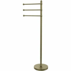 Allied Brass Towel Stand With Three Independently Swinging Arms -Allied Brass Shop ai glt3 abr s3
