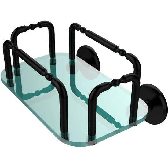 Allied Brass Skyline Collection Wall Mounted Glass And Metal Hand Towel Holder 18 Allied Brass Skyline Collection Wall Mounted Glass And Metal Hand Towel Holder - Image 18