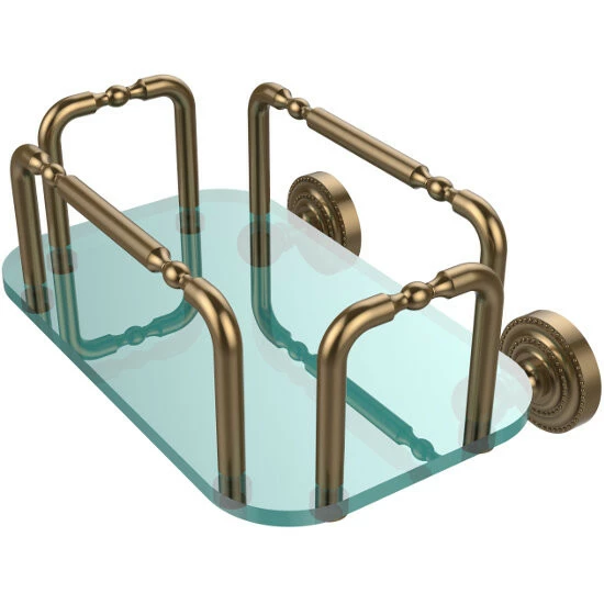 Allied Brass Skyline Collection Wall Mounted Glass And Metal Hand Towel Holder 13 Allied Brass Skyline Collection Wall Mounted Glass And Metal Hand Towel Holder - Image 13