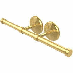 Allied Brass Monte Carlo Collection Center Mounted Double Toilet Roll Holder -Allied Brass Shop ai mc242 pb s3