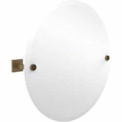 Montero Collection Contemporary Frameless Round Tilt Mirror With Beveled Edge By Allied Brass -Allied Brass Shop ai mt90 bbr s3
