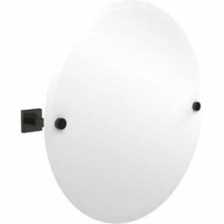 Montero Collection Contemporary Frameless Round Tilt Mirror With Beveled Edge By Allied Brass -Allied Brass Shop ai mt90 orb s3