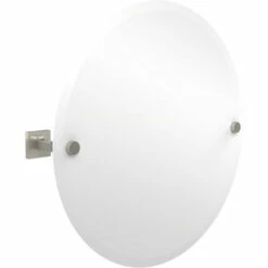 Montero Collection Contemporary Frameless Round Tilt Mirror With Beveled Edge By Allied Brass -Allied Brass Shop ai mt90 pni s3