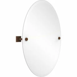 Montero Collection Contemporary Frameless Round Tilt Mirror With Beveled Edge By Allied Brass -Allied Brass Shop ai mt91 abz s3