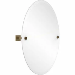 Montero Collection Contemporary Frameless Round Tilt Mirror With Beveled Edge By Allied Brass -Allied Brass Shop ai mt91 bbr s3
