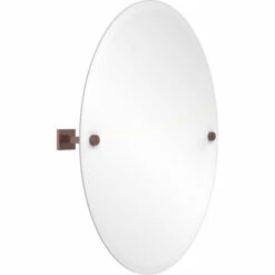Montero Collection Contemporary Frameless Round Tilt Mirror With Beveled Edge By Allied Brass -Allied Brass Shop ai mt91 ca s3