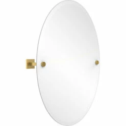 Montero Collection Contemporary Frameless Round Tilt Mirror With Beveled Edge By Allied Brass -Allied Brass Shop ai mt91 pb s3