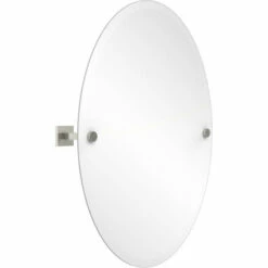 Montero Collection Contemporary Frameless Round Tilt Mirror With Beveled Edge By Allied Brass -Allied Brass Shop ai mt91 pni s3