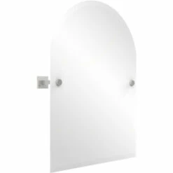 Montero Collection Contemporary Frameless Arched Top Tilt Mirror With Beveled Edge By Allied Brass -Allied Brass Shop ai mt94 pc s3