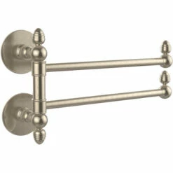 Prestige Skyline Collection 2 Swing Arm Towel Rail By Allied Brass -Allied Brass Shop ai p1000gtb2 pew s3