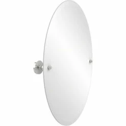 Prestige Skyline Collection Frameless Round Tilt Mirror With Beveled Edge By Allied Brass -Allied Brass Shop ai p1091 pc s3