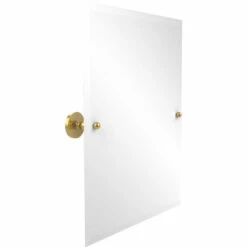 Prestige Skyline Collection Frameless Rectangular Tilt Mirror With Beveled Edge By Allied Brass -Allied Brass Shop ai p1092 pb s3