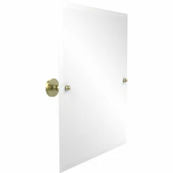 Prestige Skyline Collection Frameless Rectangular Tilt Mirror With Beveled Edge By Allied Brass -Allied Brass Shop ai p1092 sbr s3