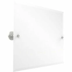Prestige Skyline Collection Frameless Rectangular Tilt Mirror With Beveled Edge By Allied Brass -Allied Brass Shop ai p1093 pc s3
