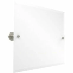 Prestige Skyline Collection Frameless Rectangular Tilt Mirror With Beveled Edge By Allied Brass -Allied Brass Shop ai p1093 pni s3