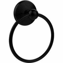 Allied Brass Prestige Monte Carlo Collection Towel Ring -Allied Brass Shop ai pmc16 bkm s3