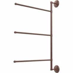 Prestige Monte Carlo Collection 3 Swing Arm Vertical 28 Inch Towel Bar By Allied Brass -Allied Brass Shop ai pmc2731628 ca s3