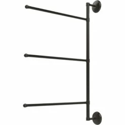 Prestige Monte Carlo Collection 3 Swing Arm Vertical 28 Inch Towel Bar By Allied Brass -Allied Brass Shop ai pmc2731628 orb s3