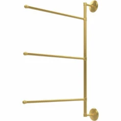 Prestige Monte Carlo Collection 3 Swing Arm Vertical 28 Inch Towel Bar By Allied Brass -Allied Brass Shop ai pmc2731628 pb s3