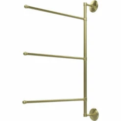 Prestige Monte Carlo Collection 3 Swing Arm Vertical 28 Inch Towel Bar By Allied Brass -Allied Brass Shop ai pmc2731628 sbr s3