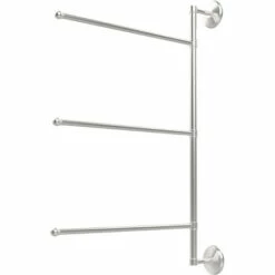 Prestige Monte Carlo Collection 3 Swing Arm Vertical 28 Inch Towel Bar By Allied Brass -Allied Brass Shop ai pmc2731628 sch s3