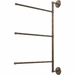Prestige Monte Carlo Collection 3 Swing Arm Vertical 28 Inch Towel Bar By Allied Brass -Allied Brass Shop ai pmc2731628 vb s3