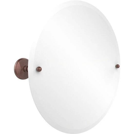Prestige Monte Carlo Collection Frameless Round Tilt Mirror With Beveled Edge By Allied Brass 8 Prestige Monte Carlo Collection Frameless Round Tilt Mirror With Beveled Edge By Allied Brass - Image 8