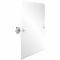 Prestige Monte Carlo Collection Frameless Rectangular Tilt Mirror With Beveled Edge By Allied Brass -Allied Brass Shop ai pmc92 pc s3