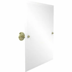 Prestige Monte Carlo Collection Frameless Rectangular Tilt Mirror With Beveled Edge By Allied Brass -Allied Brass Shop ai pmc92 sbr s3